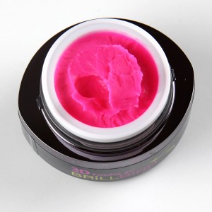 3D Forming gel 4 (dark pink) sötét rózsaszín gyurmazselé -  3ml