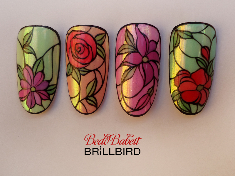 Stained Glass Effect műköröm tanfolyam