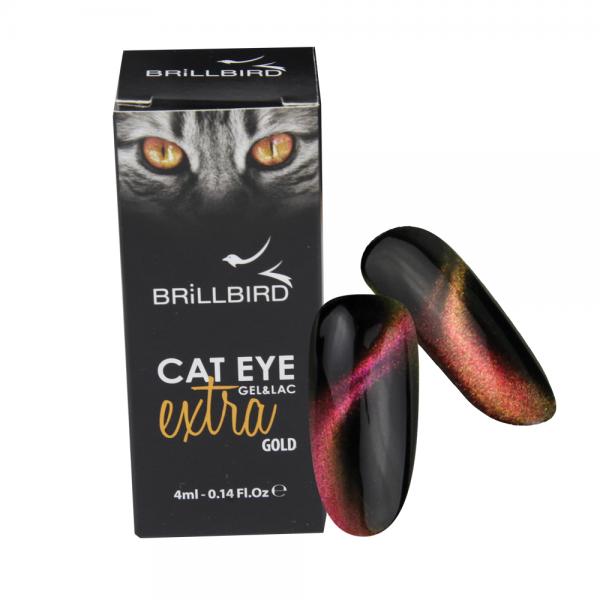 Cat Eye Extra Gél Lakk - Gold