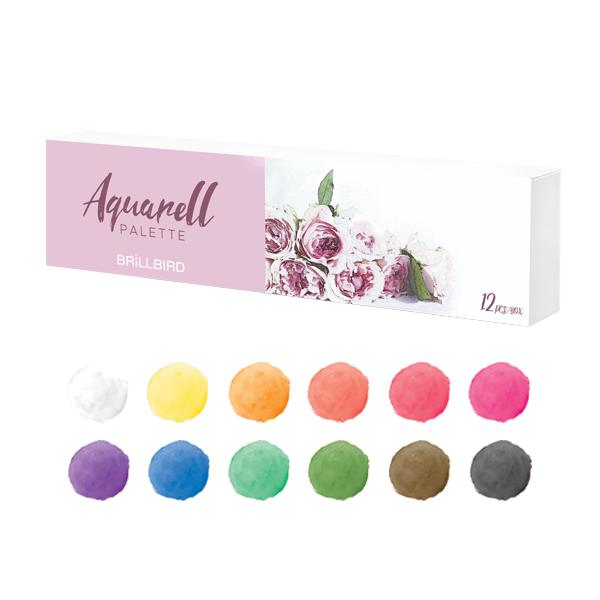 Aquarell / akvarell paletta 12 db-os