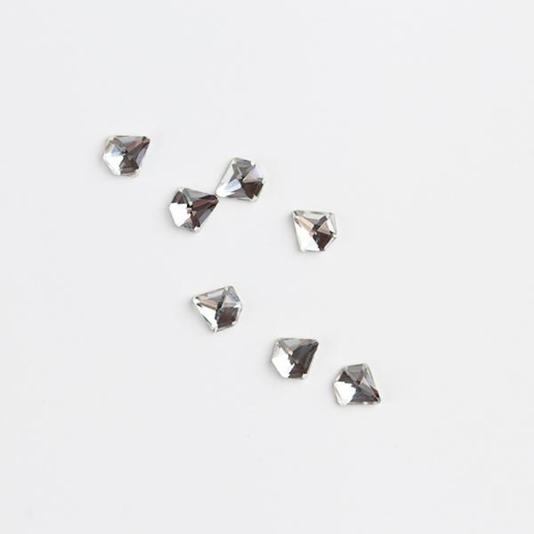 Formakövek (10 db-os)  diamond 5mm clear
