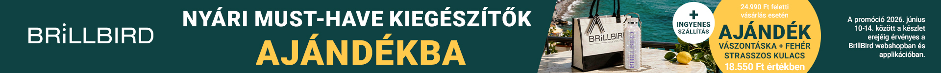 AJÁNDÉK must have kiegészítők