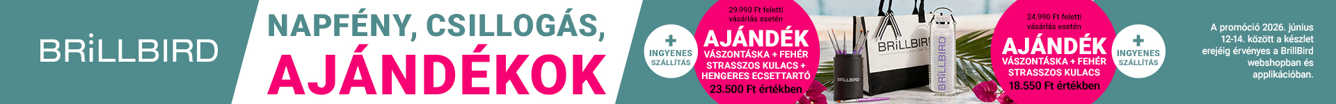 AJÁNDÉK must have kiegészítők