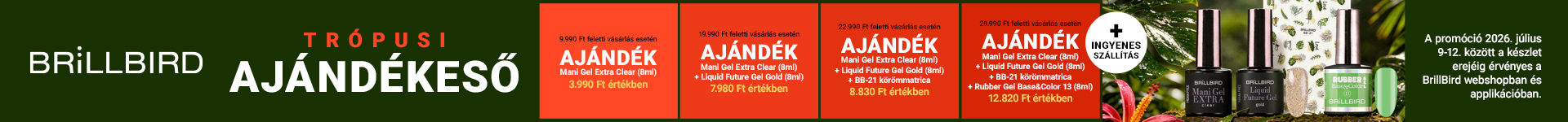 trópusi ajándékeső