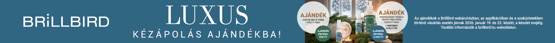 Ajándék krém január