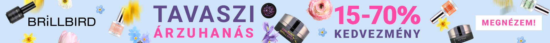 márciusi havi akció