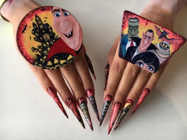 Balogh Évi Nail Art Magyar Kupa I. helyezett munkája