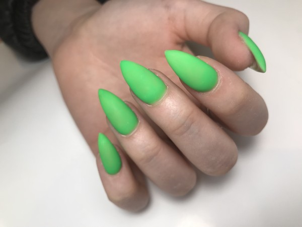 Green stiletto