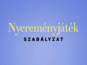 NYEREMÉNYJÁTÉK SZABÁLYZAT - NAILS PREMIERE EXTRA