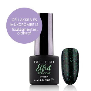 Effect Top Coat - Green 4 ml