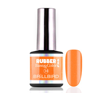 Rubber Gel Base&Color - 34 - 8ml