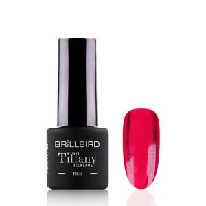 TIFFANY HEMA Free ÜVEGHATÁSÚ GÉL LAKK - piros (red) TI6 - 4ml