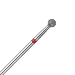 Gyémánt csiszolófej - gömb piros