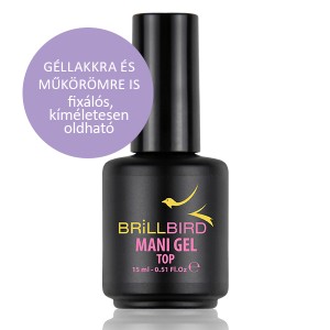 TOP MANI GEL FÉNYZSELÉ – Átlátszó, oldható 15 ml