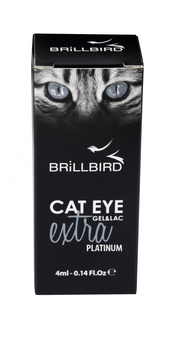 CAT EYE EXTRA Platinum - platina színű macskaszem GÉL LAKK 