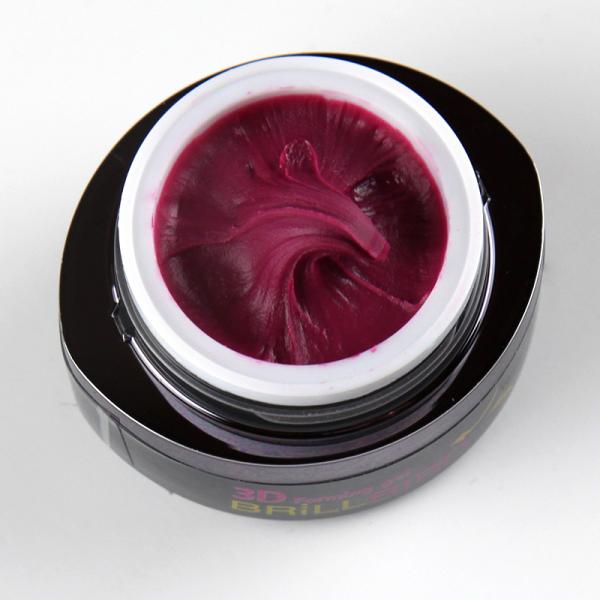 3D Forming gel 12 (burgundy) burgundi vörös gyurmazselé - 3ml