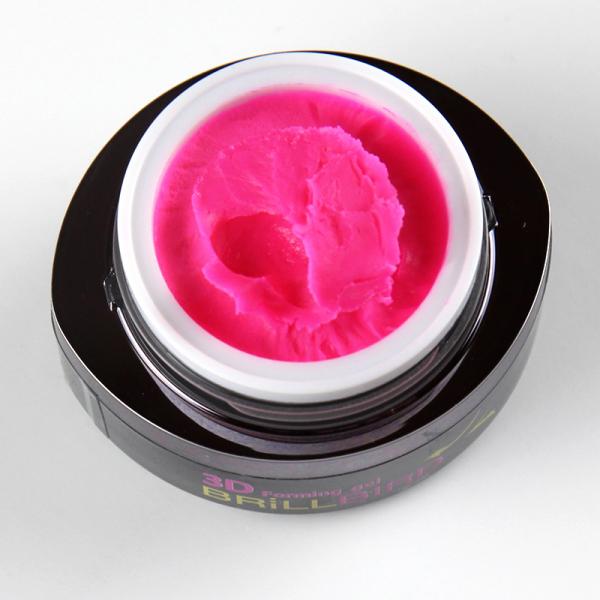 3D Forming gel 4 (dark pink) sötét rózsaszín gyurmazselé -  3ml