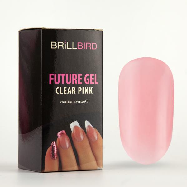Future Gel Clear Pink /Polygel Akril Zselé/ 30g