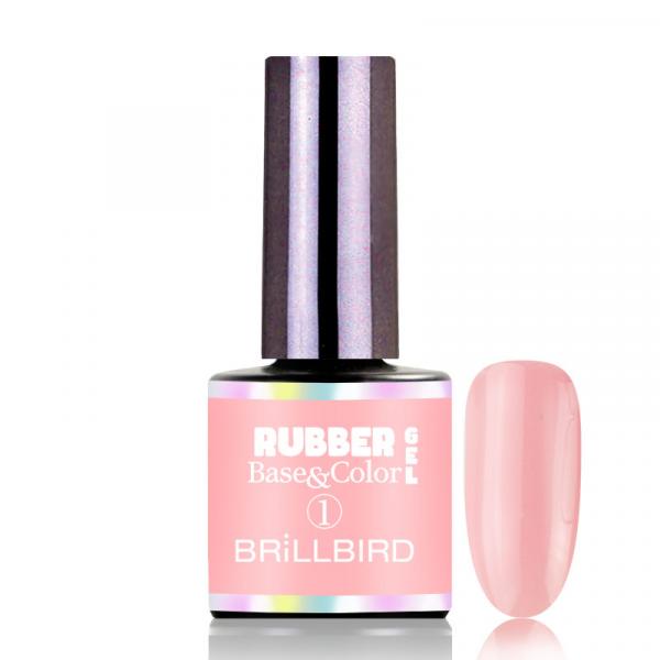 Rubber Gel Base&Color - 1 Pink 8ml