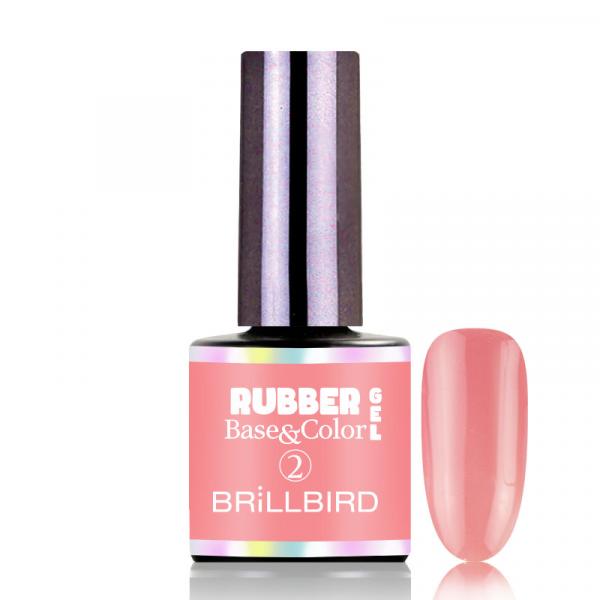 Rubber Gel Base&Color - 2 Mauve 8ml