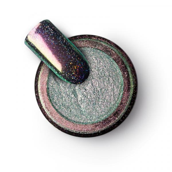 Diamond holo króm por - mint