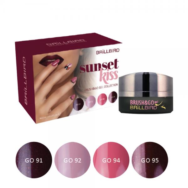 SUNSET KISS BRUSH&GO SZÍNES ZSELÉ KÉSZLET
