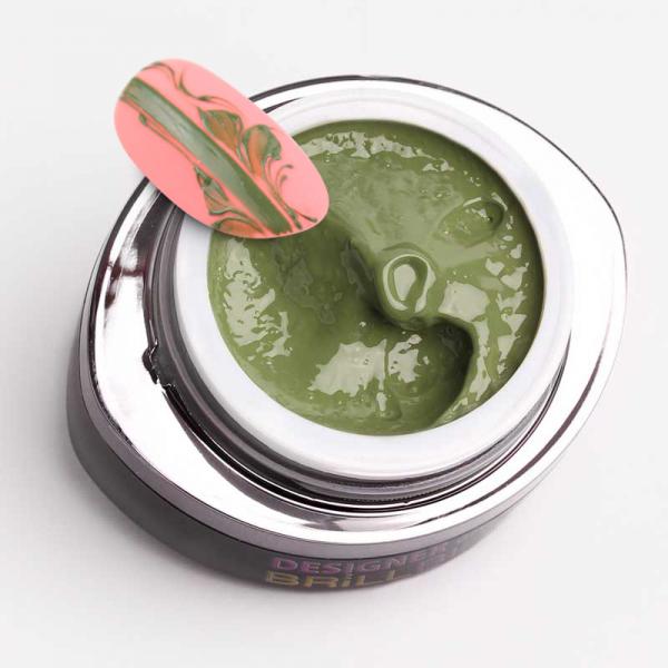 DESIGNER GEL 19 - zöld terepszín FESTŐZSELÉ (Military green) 3ML