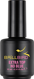 Extra Top - No Blue 15ml - Nagy kiszerelés! Fixálásmentes, nem kékítő fedőfény