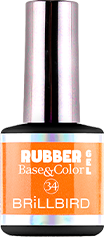 Rubber Gel Base&Color - 34 - 8ml